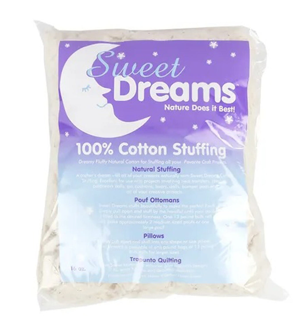 Cotton Stuffing 100% Cotton by Sweet Dreams 16oz
