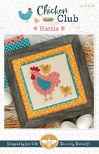 Load image into Gallery viewer, Chicken Club Series Mnthly Cross Stitch Patterns by Lori Holt