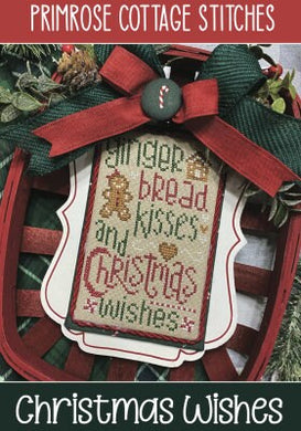 Christmas Wishes Cross Stitch Pattern Printed Pattern by Primrose Cottage Stitches