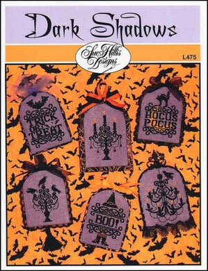 Dark Shawdows Cross Stitch Pattern/Printed Copy/ By Sue Hills Designs