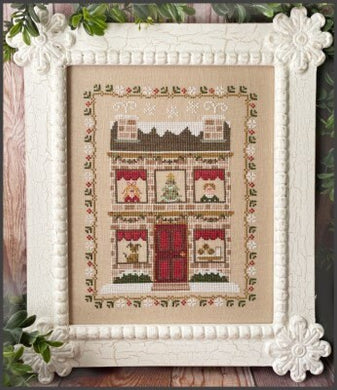 Waiting for Santa Printed Cross Stitch Pattern by Country Cottage Needleworks