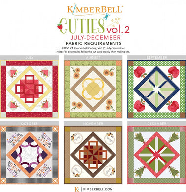 Kimberbell Cuties Volume 2 July-December Machine Embroidery Designs