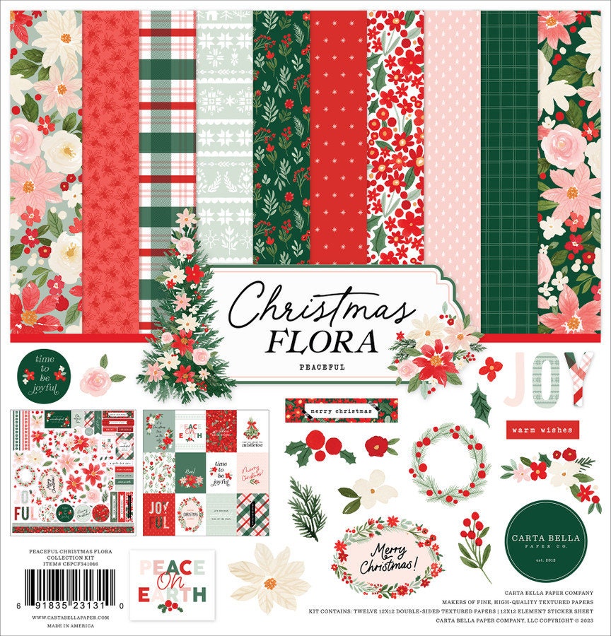 Carta Bella/Christmas Flora/Paper Kit