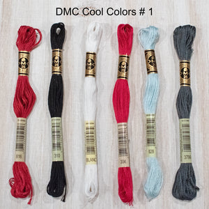 DMC Floss Embroidery Pack of 6 strand